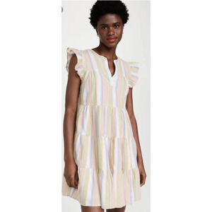Roller Rabbit Darrel Stripe Pippa Dress size xs nwt Sleeveless Coastal Boho